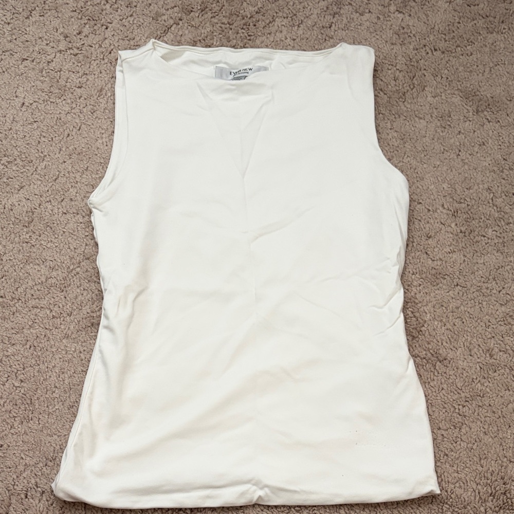 Ever New Cream Sleeveless Tank Top